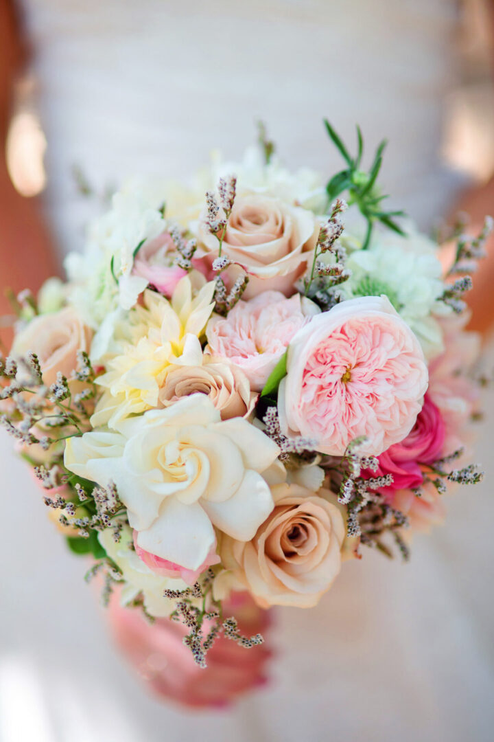 Close up image of bouquet